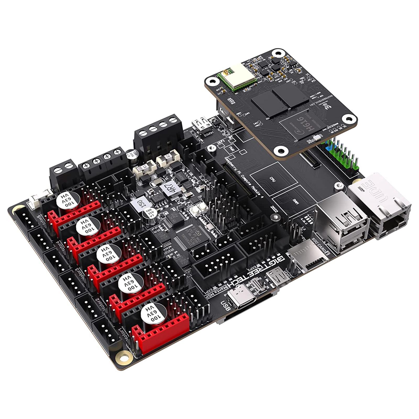 BIGTREETECH Manta M5P + CB1 V2.2 Основная плата 1 ГБ DDR3 под управлением Linux Система Klipper Поддержка TMC2209 HDMI SPI ЖК-дисплей для Ender 3
BIGTREETECH Manta M5P + CB1 V2.2 Основная плата 1 ГБ DDR3 под управлением Linux Система Klipper Поддержка TMC2209 HDMI SPI ЖК-дисплей для Ender 3