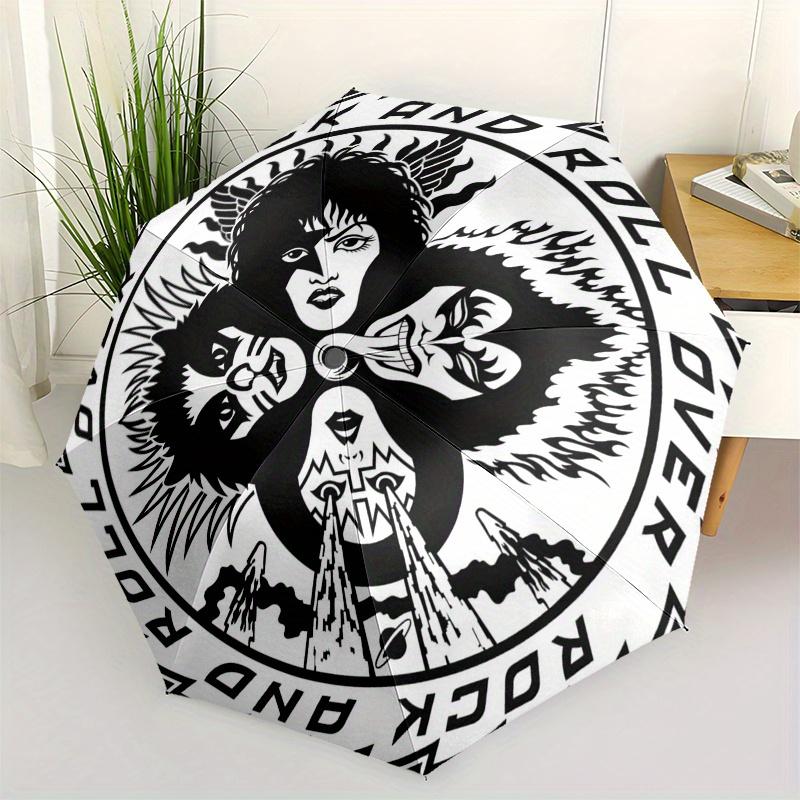 Rock and Roll Over Music Festival T Shirt Limited Edition Umbrella, Portable 3 Fold Compact Umbrella for Men & Women,S255
Rock and Roll Over Music Festival T Shirt Limited Edition Umbrella, Portable 3 Fold Compact Umbrella for Men & Women,S255