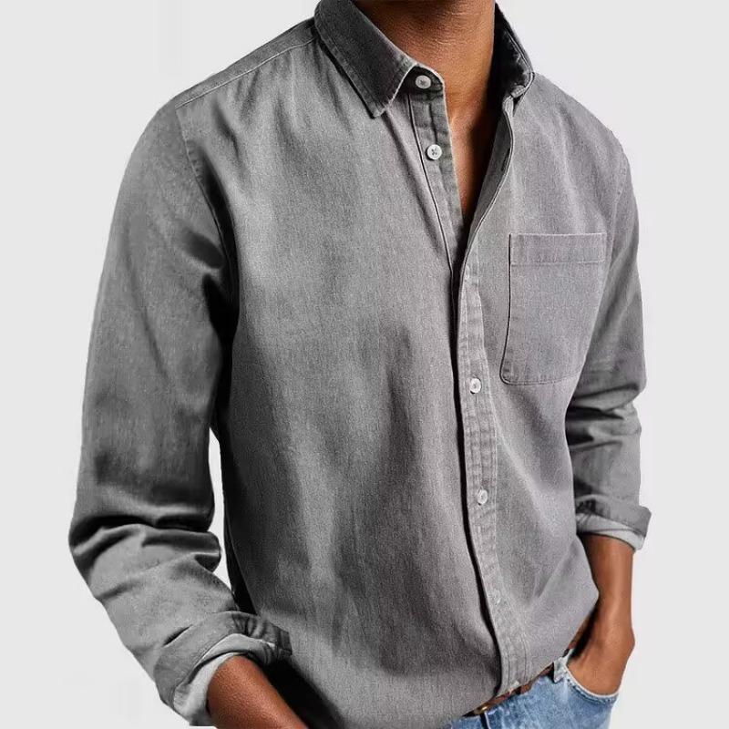 Button Open Men s Flat Lapel Front Pocket Polyester Standalone Elegant Fashion Shirt 5XL сірий
Button Open Men s Flat Lapel Front Pocket Polyester Standalone Elegant Fashion Shirt 5XL сірий
