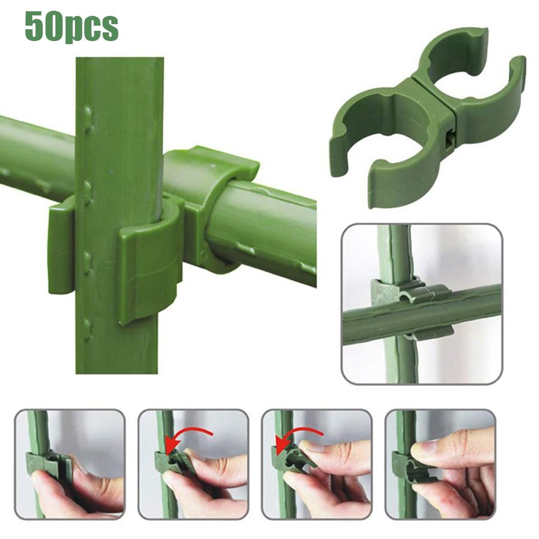 50pcs Plant Trellis Connector Clip Stake Clips For Fixed Garden Frame Rod Orchard Garden PP Plastic Shading Rod Joint 11mm
50pcs Plant Trellis Connector Clip Stake Clips For Fixed Garden Frame Rod Orchard Garden PP Plastic Shading Rod Joint 11mm