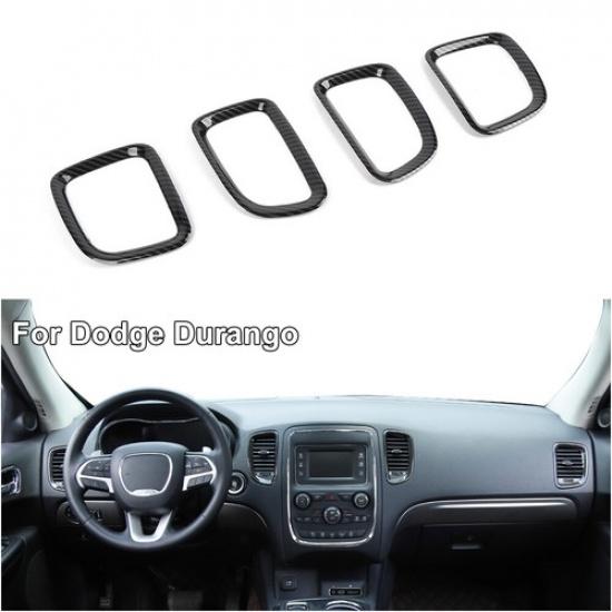 Carbon Fiber Dashboard Air Conditioner Vent Cover Trim For Dodge Durango 2011-20
Carbon Fiber Dashboard Air Conditioner Vent Cover Trim For Dodge Durango 2011-20
