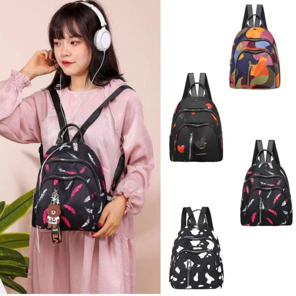 Fashion Large Capacity Women Backpack Nylon Lightweight Small Backpack Waterproof Shoulder Bag Travel
Fashion Large Capacity Women Backpack Nylon Lightweight Small Backpack Waterproof Shoulder Bag Travel