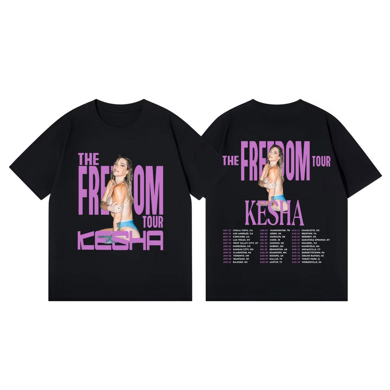 Kesha The Freedom Tour 2026 Graphic T Shirt Fashion Y2k Aesthetic Tshirt Unisexs Clothing Women High Quality New Summer Tshirt S
Kesha The Freedom Tour 2026 Graphic T Shirt Fashion Y2k Aesthetic Tshirt Unisexs Clothing Women High Quality New Summer Tshirt S