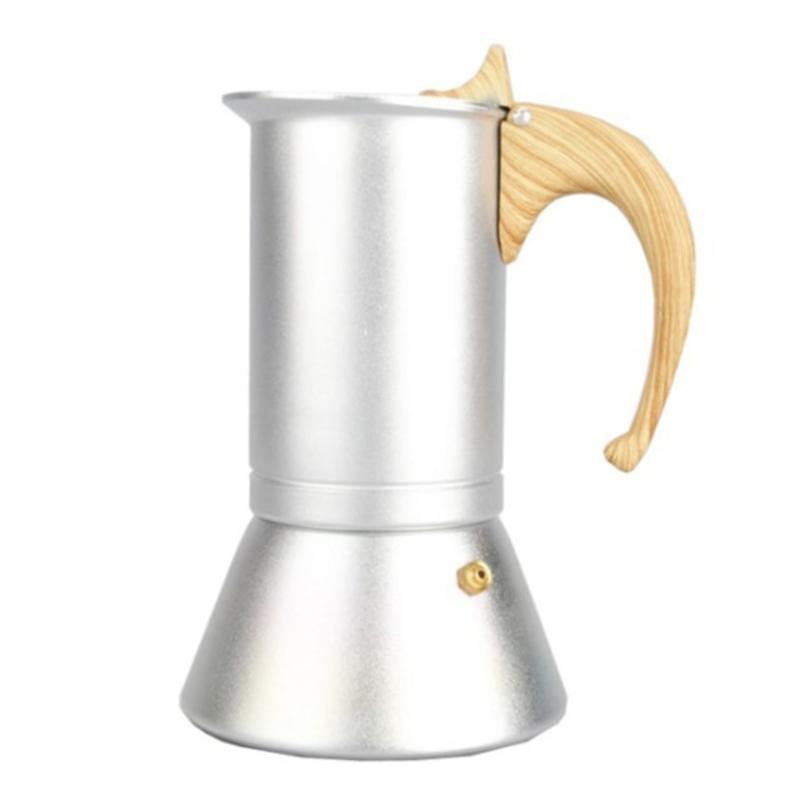 150ml Comfortable Aluminum Coffee Pot Moka Espresso Percolator Pot Suitable for Electric Stoves Gas Stoves | Coffee Pots
150ml Comfortable Aluminum Coffee Pot Moka Espresso Percolator Pot Suitable for Electric Stoves Gas Stoves | Coffee Pots