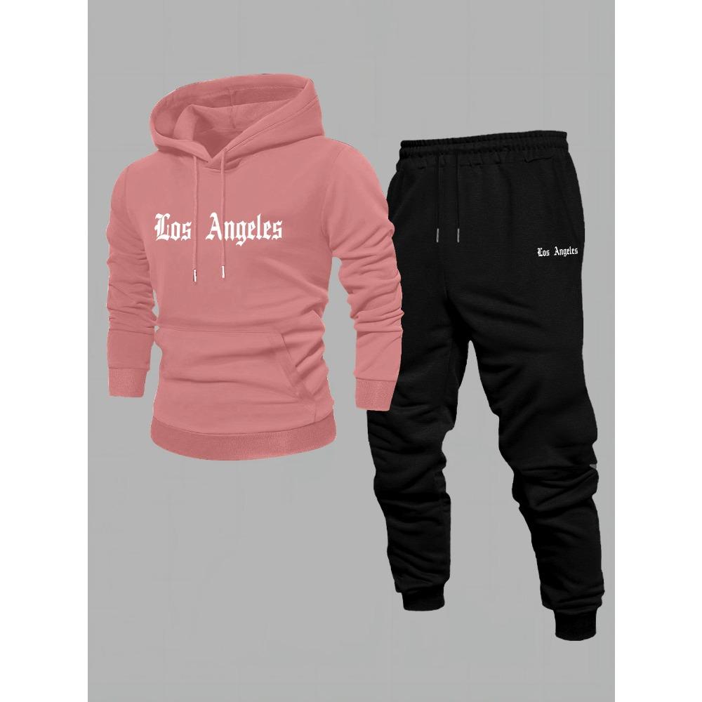 Men S New Casual Hoodie And Fleece Pants Set with Los Angeles Print for Spring And Autumn. XXL
Men S New Casual Hoodie And Fleece Pants Set with Los Angeles Print for Spring And Autumn. XXL