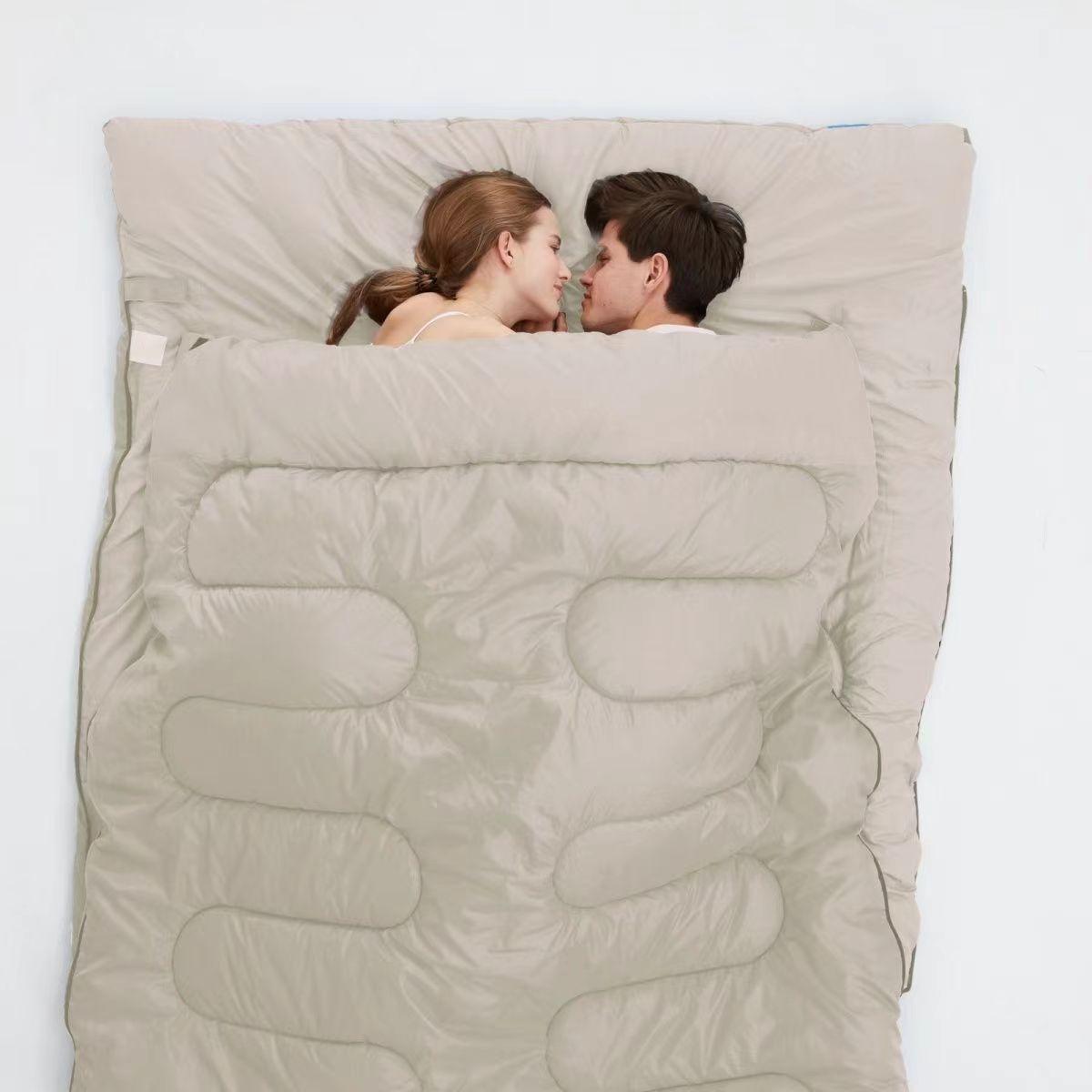 2,5 кг двухместный теплый спальный мешок для кемпинга на открытом воздухе, походов, спальный мешок для 2 человек, теплый переносной спальный мешок
2,5 кг двухместный теплый спальный мешок для кемпинга на открытом воздухе, походов, спальный мешок для 2 человек, теплый переносной спальный мешок