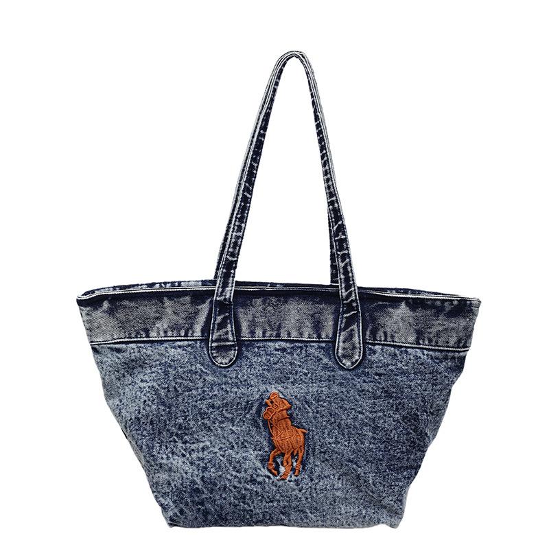 Джинсовая сумка женская новая модная высококлассная сумка через плечо на одном плече большой вместимости для поездок на работу 47*16*27 темно-синий
Джинсовая сумка женская новая модная высококлассная сумка через плечо на одном плече большой вместимости для поездок на работу 47*16*27 темно-синий