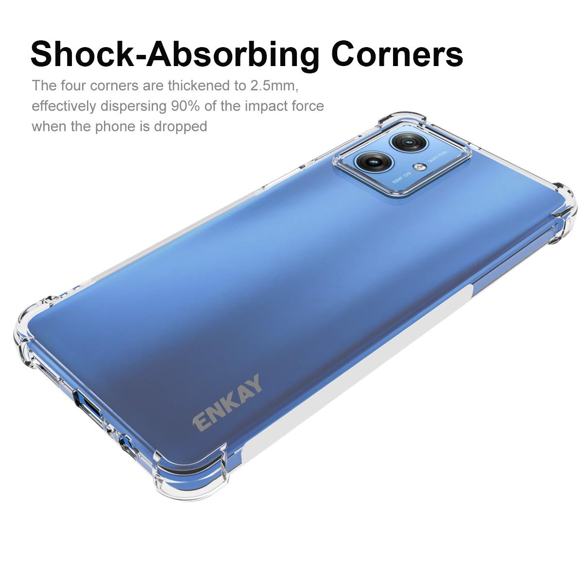 ENKAY HAT PRINCE For Motorola Moto G54 5G Case Slim-Fit TPU Phone Cover Anti-slip Strip Edge Shell A
ENKAY HAT PRINCE For Motorola Moto G54 5G Case Slim-Fit TPU Phone Cover Anti-slip Strip Edge Shell A