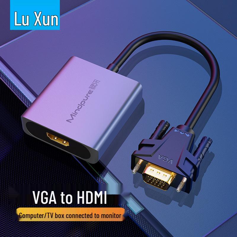 Конвертер VGA в HDMI с аудио и блоком питания - Идеально подходит для компьютерных мониторов
Конвертер VGA в HDMI с аудио и блоком питания - Идеально подходит для компьютерных мониторов