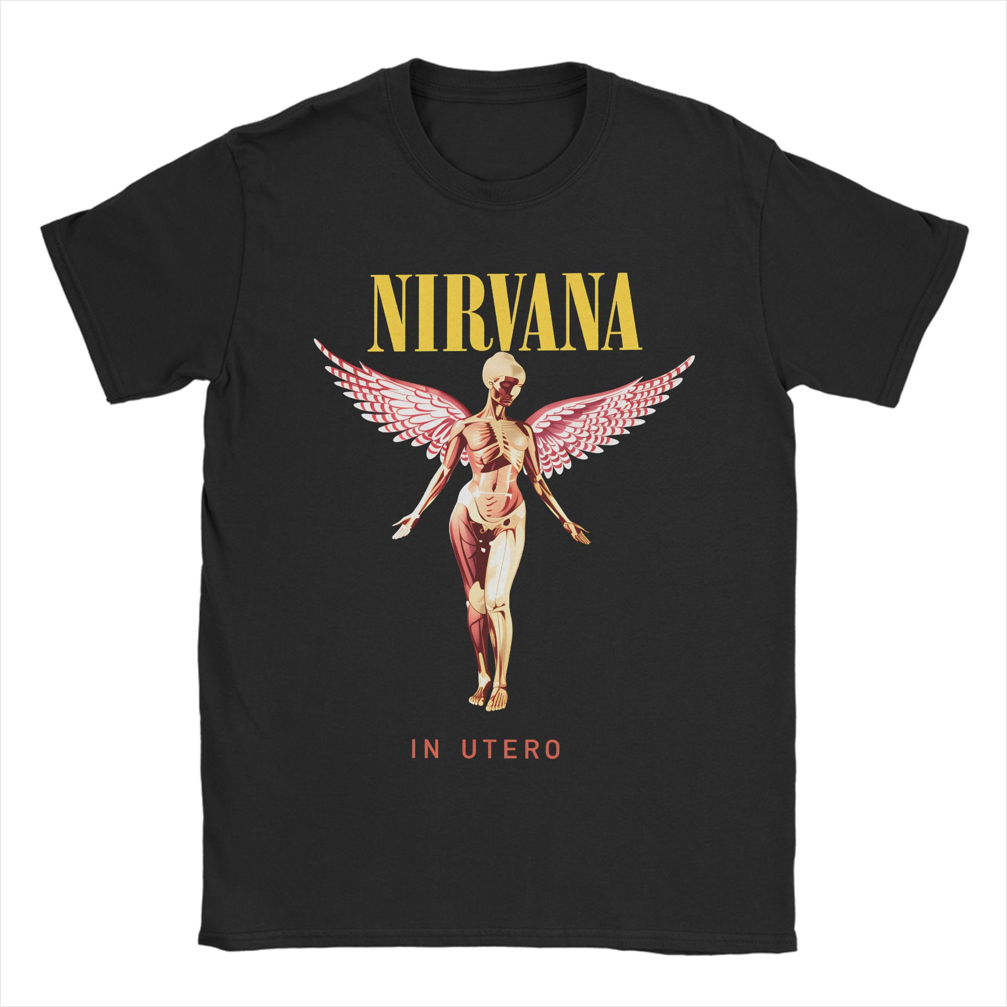 Nirvana Angel Band 100 Cotton TShirt For Men Summer Y2K Funny T Shirts ONeck Hip Hop Tees Oversized Casual Tops S
Nirvana Angel Band 100 Cotton TShirt For Men Summer Y2K Funny T Shirts ONeck Hip Hop Tees Oversized Casual Tops S