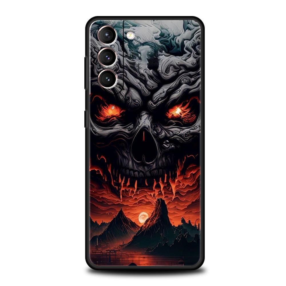 Terror Black Skull Phone Case for Samsung Galaxy S25 S24 S23 S22 S20 S21 FE Ultra S10 S10E S9 Plus 5G Soft TPU Cover Capas Bags Samsung S24
Terror Black Skull Phone Case for Samsung Galaxy S25 S24 S23 S22 S20 S21 FE Ultra S10 S10E S9 Plus 5G Soft TPU Cover Capas Bags Samsung S24
