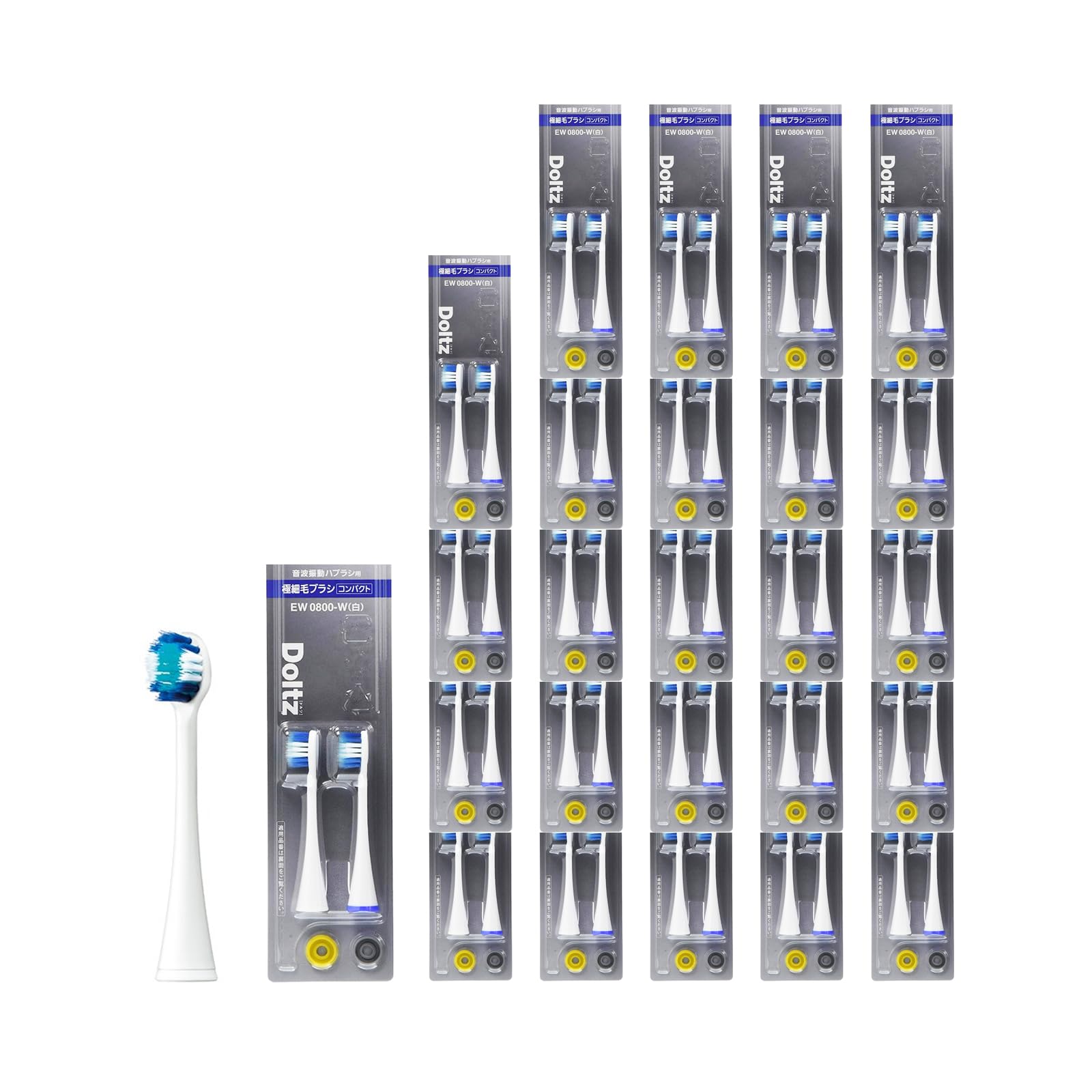 Запасна щітка Panasonic Extra Fine Brish Brush 2 штуки x 25 комплектів штук у компактному оригінальному оригінальному продукті EW0800-W (50 всього)
Запасна щітка Panasonic Extra Fine Brish Brush 2 штуки x 25 комплектів штук у компактному оригінальному оригінальному продукті EW0800-W (50 всього)