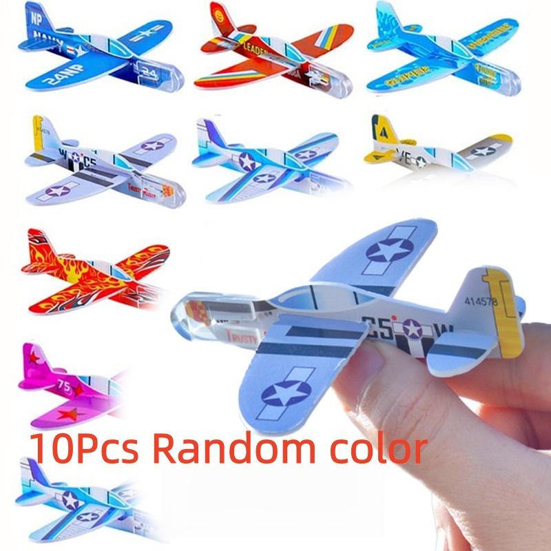 10Pcs Mini DIY Foam Airplane Glider Planes Hand Throw Flying Game Kids Party Favors Outdoor Launch Fighter Toy for Children
10Pcs Mini DIY Foam Airplane Glider Planes Hand Throw Flying Game Kids Party Favors Outdoor Launch Fighter Toy for Children