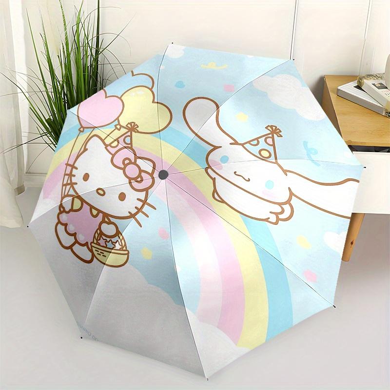 Hello Kitty, Cinnamoroll Automatic Open/Close Umbrella-Cute Umbrella with Cute Design, Portable 3-Fold Compact Umbrella for Men & Women, Hal
Hello Kitty, Cinnamoroll Automatic Open/Close Umbrella-Cute Umbrella with Cute Design, Portable 3-Fold Compact Umbrella for Men & Women, Hal