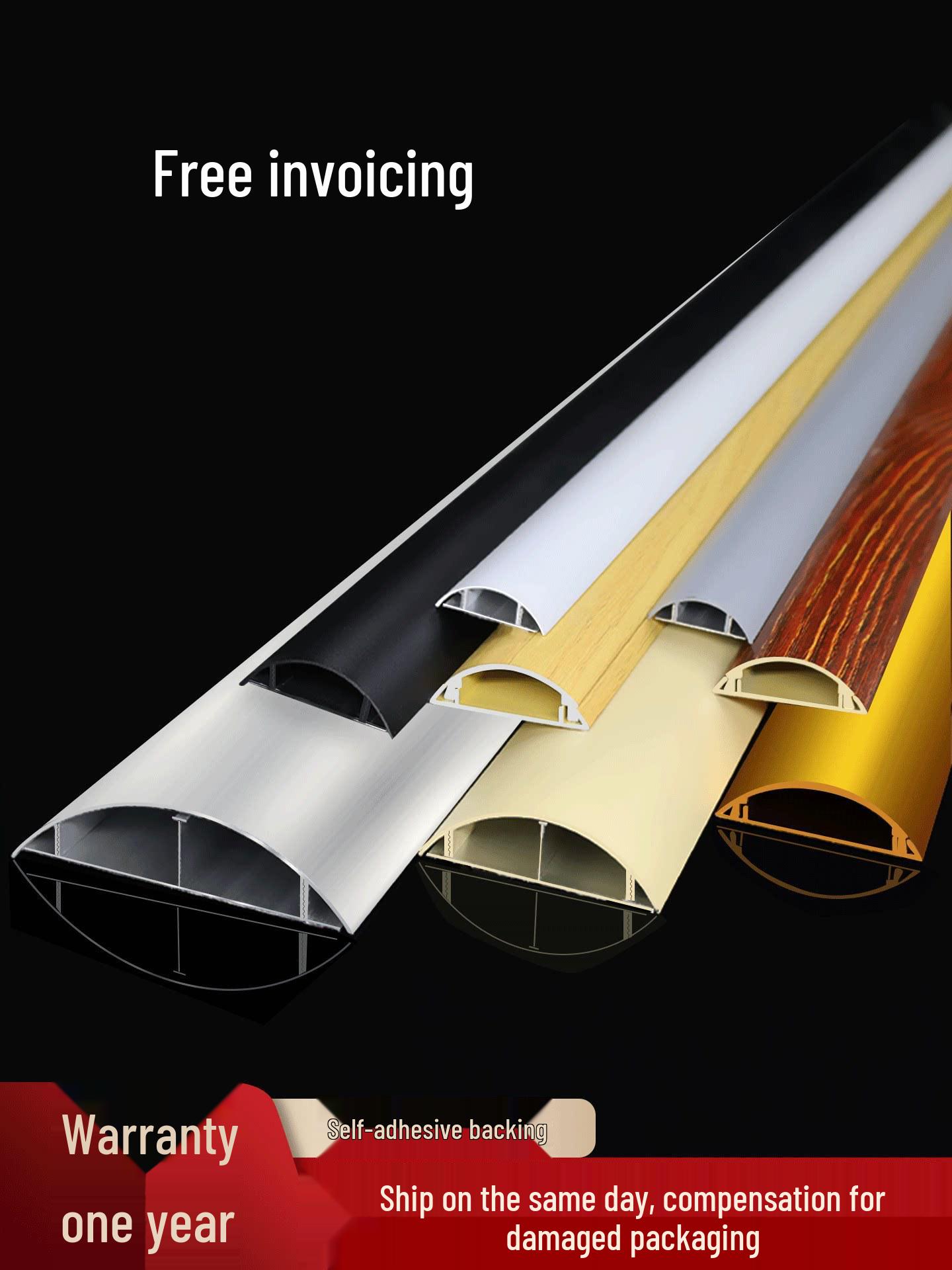 Self-Adhesive Curved Metal Wire Trough: White/Black/Yellow/Gray, Nail-Free, Aluminum Alloy Various dimensions
Self-Adhesive Curved Metal Wire Trough: White/Black/Yellow/Gray, Nail-Free, Aluminum Alloy Various dimensions