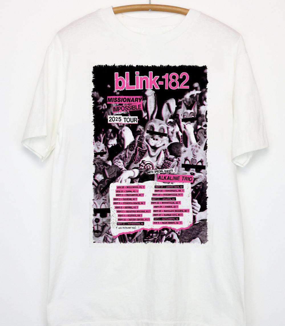 NEW Blink-182 band poster white T-Shirt Mens Womens Tees Top Unisex All sizes JJ5299 L
NEW Blink-182 band poster white T-Shirt Mens Womens Tees Top Unisex All sizes JJ5299 L