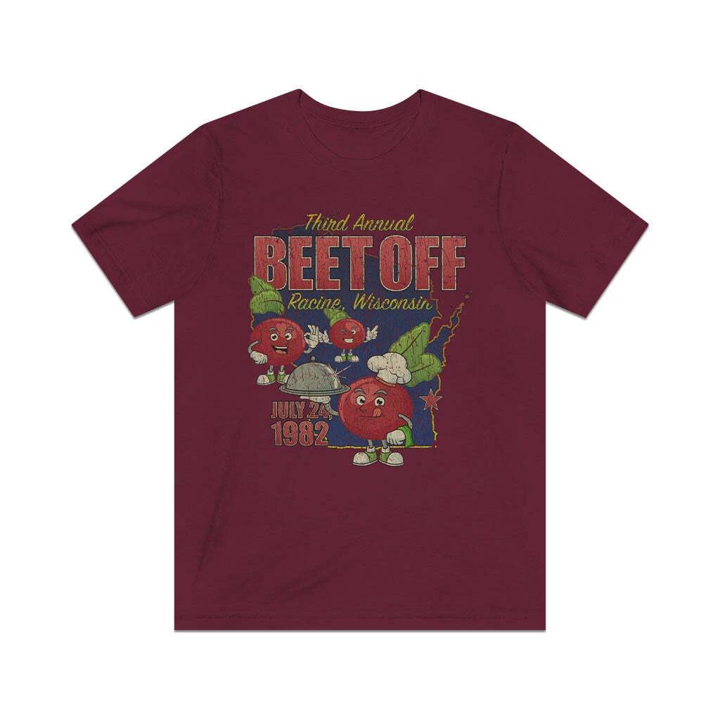 Wisconsin Beet Off 1982 Vintage Men s T shirt S
Wisconsin Beet Off 1982 Vintage Men s T shirt S
