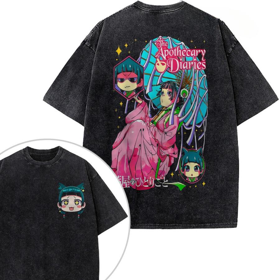 The Apothecary Diaries Maomao Printed Tee Men Women Washed Cotton T-shirts Manga Vintage T Shirt Harajuku Male Oversized Tshirt XXL
The Apothecary Diaries Maomao Printed Tee Men Women Washed Cotton T-shirts Manga Vintage T Shirt Harajuku Male Oversized Tshirt XXL