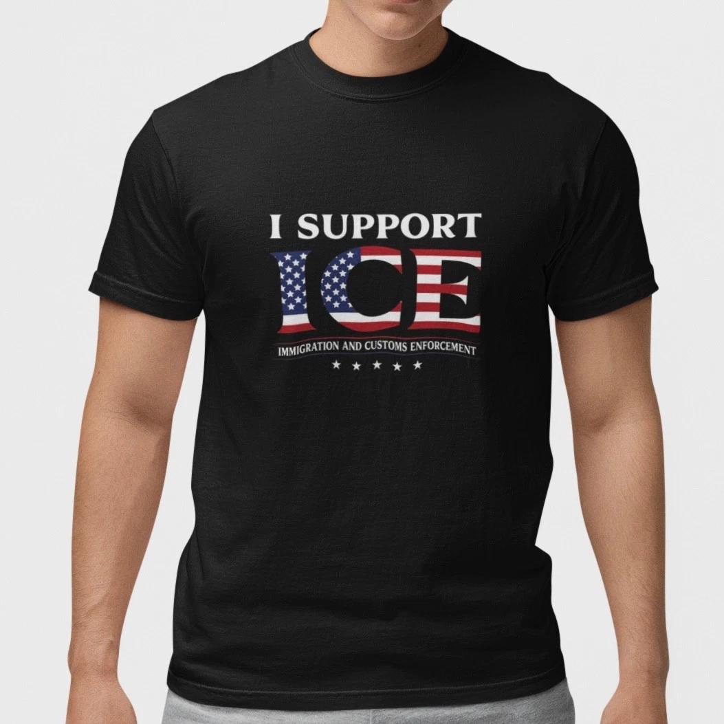 I Support ICE Shirt Patriotic Immigration Enforcement USA Flag Tee S– Unisex M
I Support ICE Shirt Patriotic Immigration Enforcement USA Flag Tee S– Unisex M