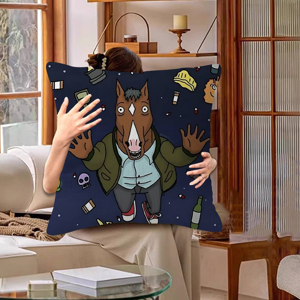 Classic Animation B-BoJack H-Horseman Cushion Cover Polyester Sofa Cushions Decorative Throw Pillows Home Pillowcover 12x12Inch
Classic Animation B-BoJack H-Horseman Cushion Cover Polyester Sofa Cushions Decorative Throw Pillows Home Pillowcover 12x12Inch