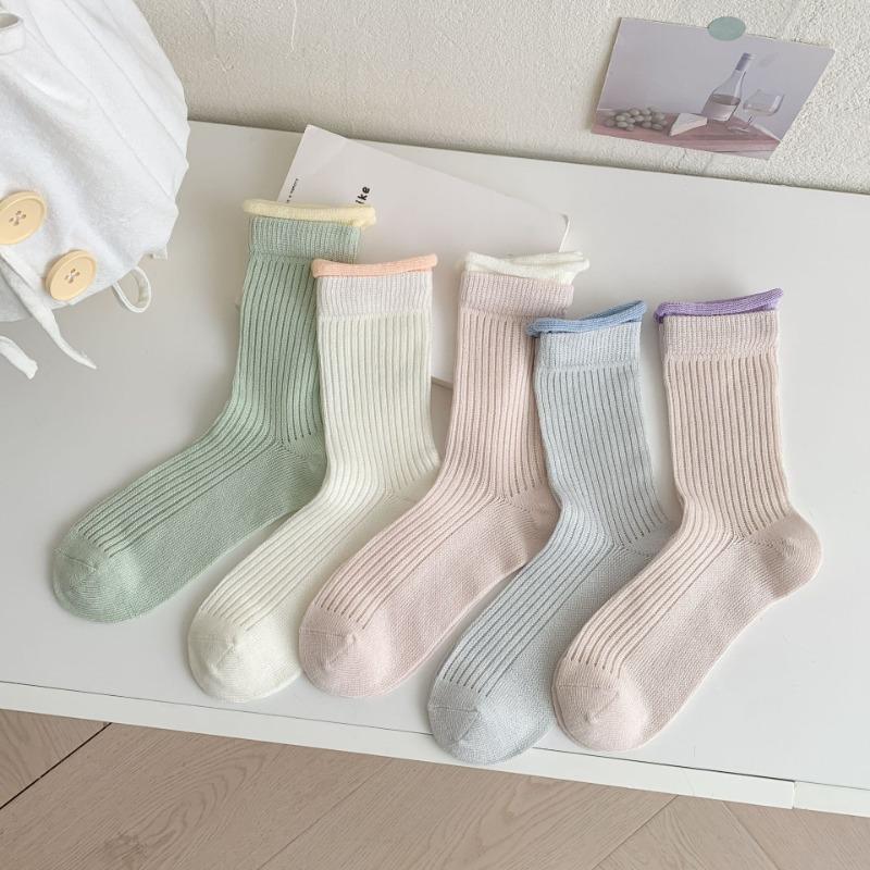 Thin Solid Color Vertical Striped Stack Socks, Breathable Mesh Double-layer Socks, Mouth Tube Women s Socks with Sweet Curled Edges 1 pair світло-зелений колір
Thin Solid Color Vertical Striped Stack Socks, Breathable Mesh Double-layer Socks, Mouth Tube Women s Socks with Sweet Curled Edges 1 pair світло-зелений колір