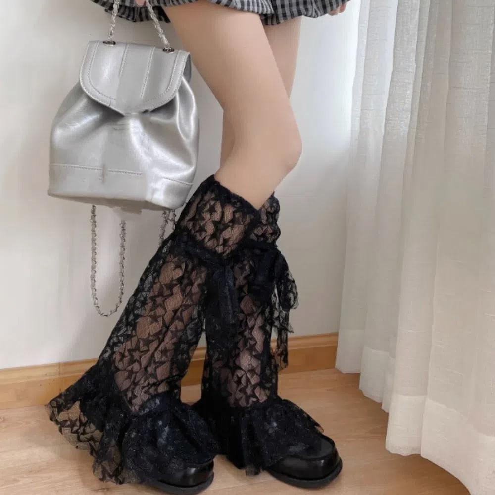 Шнуровка бант JK Calf длинные носки сетчатые чулки средней длины мода Y2k свободные чулки женские абрикосовый
Шнуровка бант JK Calf длинные носки сетчатые чулки средней длины мода Y2k свободные чулки женские абрикосовый
