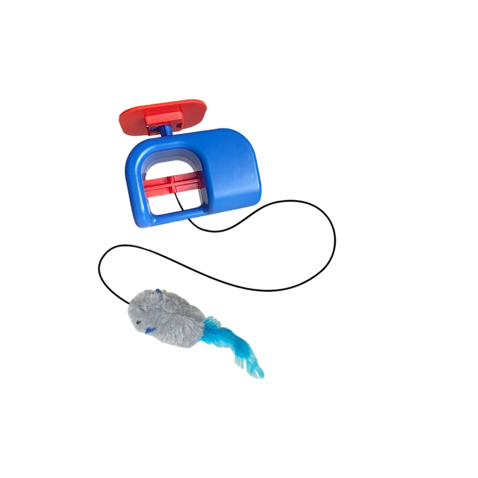 Interactive Cat Toy Automatic Electric Teaser with Handle and Attached Feathered Plush Mouse for Pet Entertainment and Exercise one size синий
Interactive Cat Toy Automatic Electric Teaser with Handle and Attached Feathered Plush Mouse for Pet Entertainment and Exercise one size синий