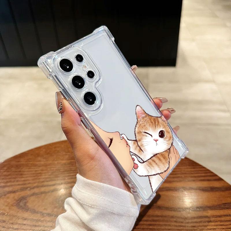 Cat Kissing Disgusting Refuse Phone Case For Samsung Galaxy S25 FE S24 S23 S22 S21 Ultra S20 Plus Note 20 S25FE Soft Clear Cover GalaxyNote10Plus
Cat Kissing Disgusting Refuse Phone Case For Samsung Galaxy S25 FE S24 S23 S22 S21 Ultra S20 Plus Note 20 S25FE Soft Clear Cover GalaxyNote10Plus
