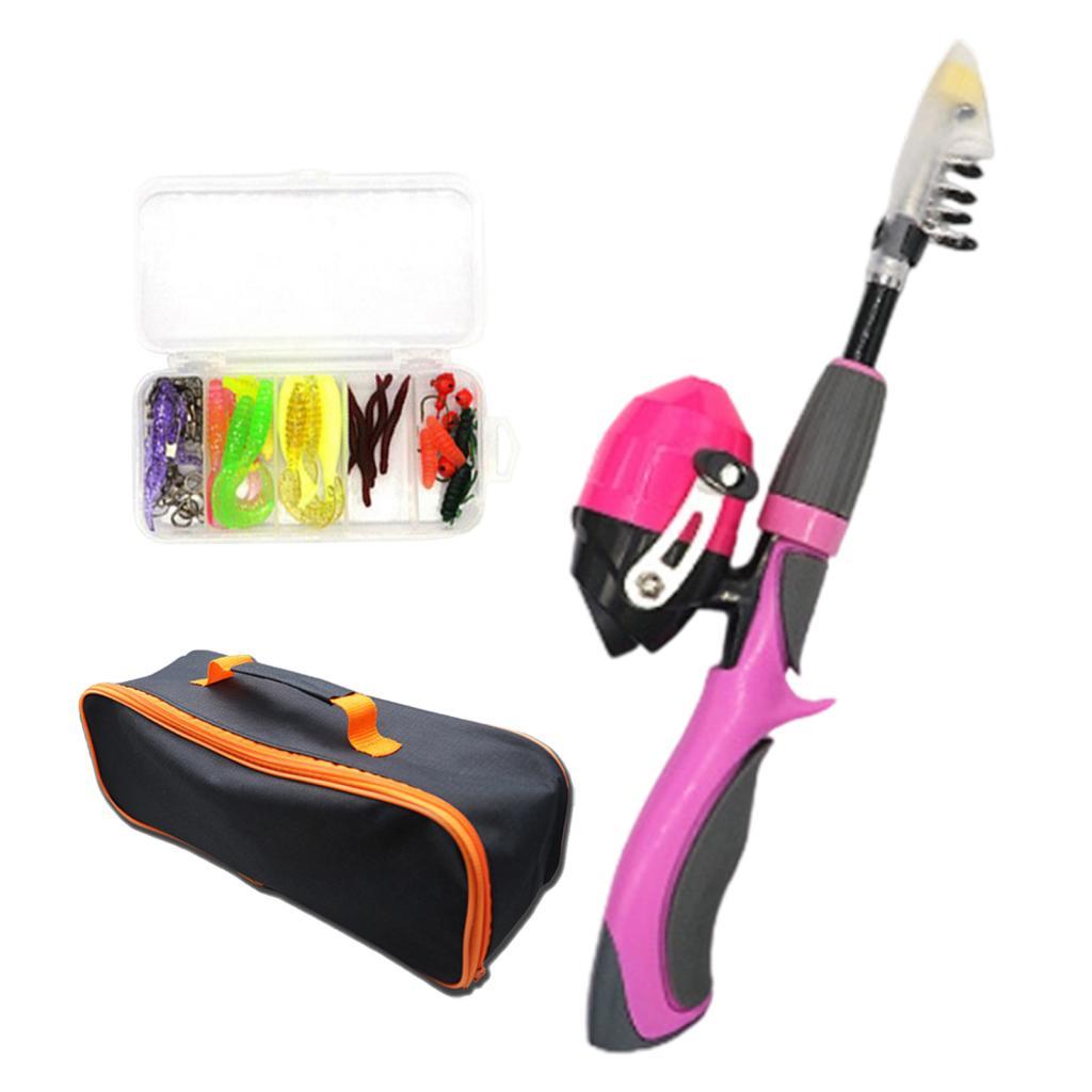 Fishing Rod and Reel Combo Fishing Pole Children Starter Kits Child Fishing Rod Complete Set with Lures for Travel Kid Children Фіолетовий
Fishing Rod and Reel Combo Fishing Pole Children Starter Kits Child Fishing Rod Complete Set with Lures for Travel Kid Children Фіолетовий