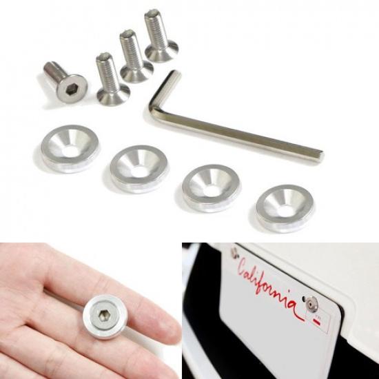 (4) JDM Racing Style Silver Aluminum Washers Bolts Kit For Car Fender Bumper etc
(4) JDM Racing Style Silver Aluminum Washers Bolts Kit For Car Fender Bumper etc