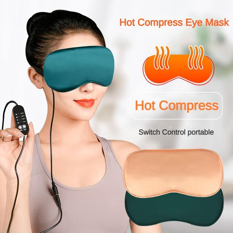 Silk Sleep Mask USB Heated Eye Heating Mask Steam Compress Eyes Cover Sleeping Silk Electrical Temperature Control Blindfold
Silk Sleep Mask USB Heated Eye Heating Mask Steam Compress Eyes Cover Sleeping Silk Electrical Temperature Control Blindfold