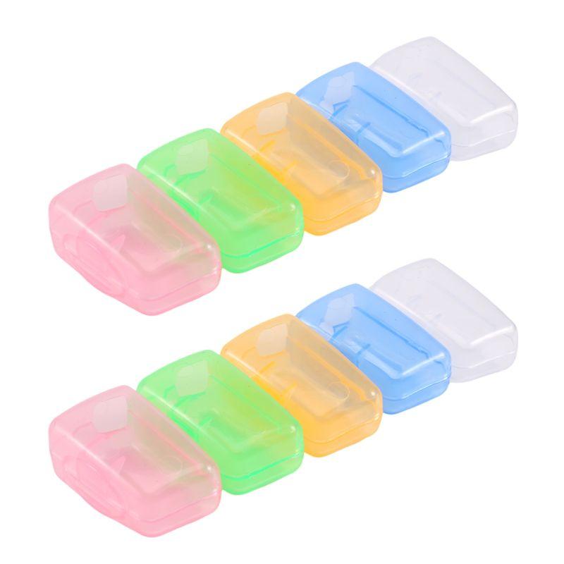 BAAU 10 Pcs Portable Brushes Cap Cases Covers Toothbrush Holder Home World Tourism Camping (Random Color)
BAAU 10 Pcs Portable Brushes Cap Cases Covers Toothbrush Holder Home World Tourism Camping (Random Color)