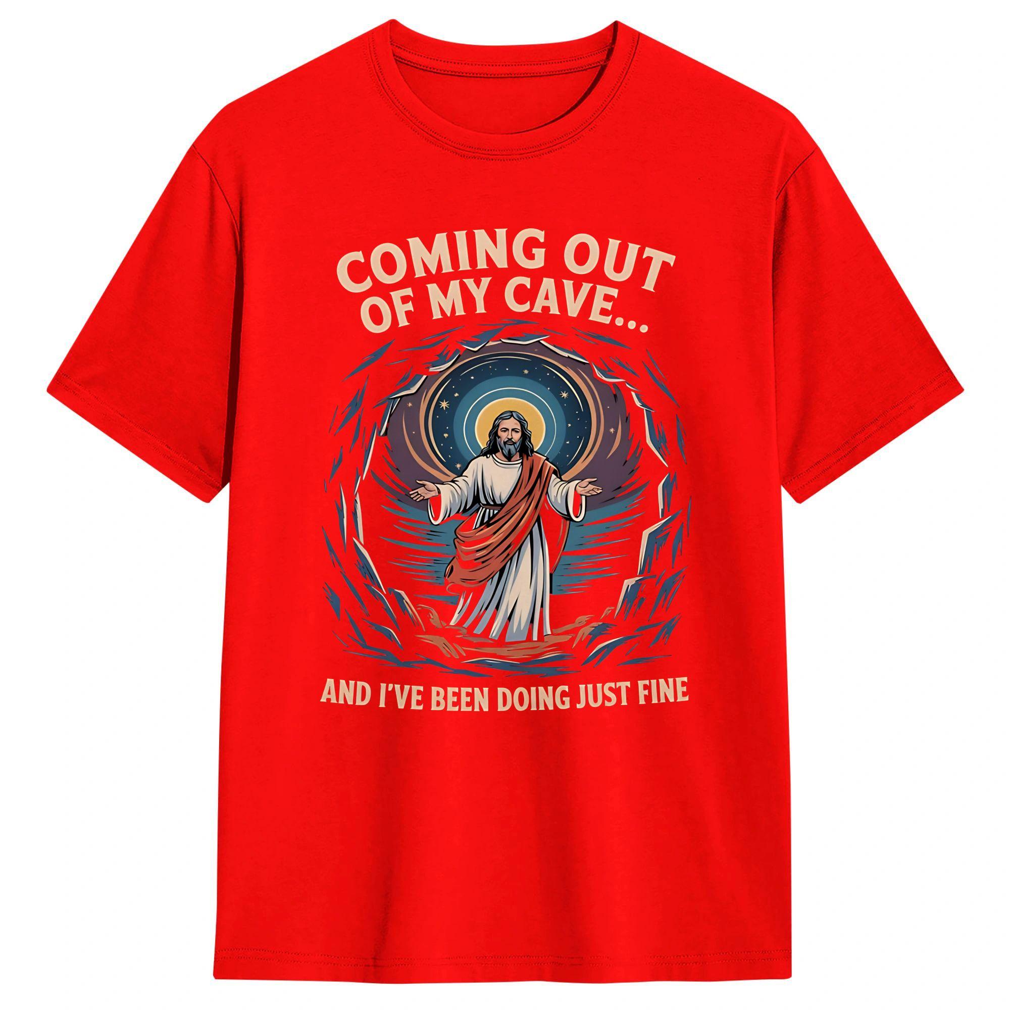 Coming Out of My Cave the Jesus Resurrection Easter TShirt Summer Cotton T Shirts For Unisex Casual Tee Shirt Short Sleeve S
Coming Out of My Cave the Jesus Resurrection Easter TShirt Summer Cotton T Shirts For Unisex Casual Tee Shirt Short Sleeve S