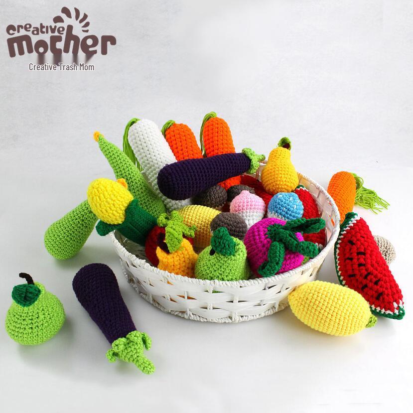 Woolen Crochet Fruit & Vegetable Toys: Creative Props & Gifts for Kids 5-15 cm (Single Price)
Woolen Crochet Fruit & Vegetable Toys: Creative Props & Gifts for Kids 5-15 cm (Single Price)