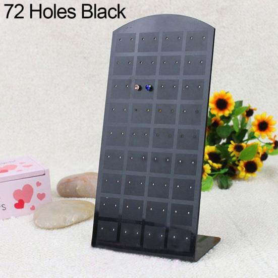 24/48/72 Holes Plastic Jewelry Earrings Organizer Holder Display Stand Rack 72 Holes Black
24/48/72 Holes Plastic Jewelry Earrings Organizer Holder Display Stand Rack 72 Holes Black