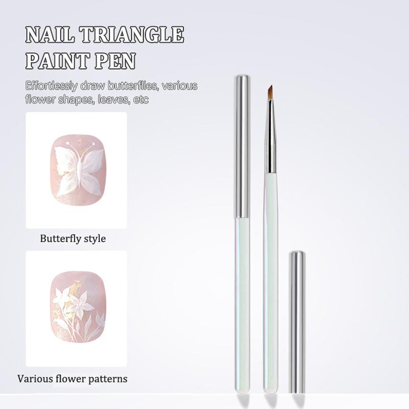 1 шт. Треугольная кисть для дизайна ногтей, ручка-кисть с 3D-типсами, узор для фототерапии, акриловый гель, инструменты для маникюра своими руками
1 шт. Треугольная кисть для дизайна ногтей, ручка-кисть с 3D-типсами, узор для фототерапии, акриловый гель, инструменты для маникюра своими руками