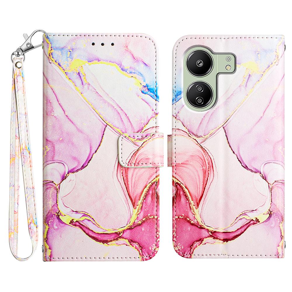 For Xiaomi Redmi 13C 4G/13C 5G/13R 5G/Poco M6 5G/Poco C65 4G Case with Strap Leather Wallet Cover Rose Gold LS005
For Xiaomi Redmi 13C 4G/13C 5G/13R 5G/Poco M6 5G/Poco C65 4G Case with Strap Leather Wallet Cover Rose Gold LS005