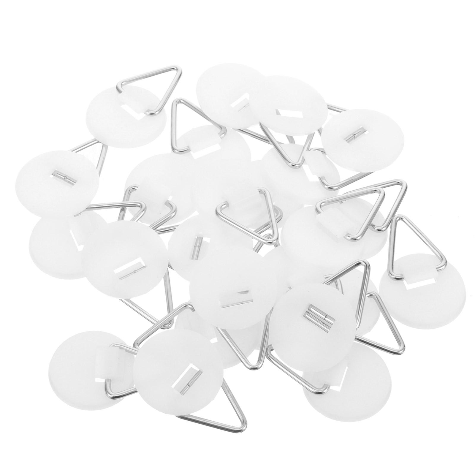 50 Pcs Disc Hook Adhesive Ceiling Hooks Plate Stand Wall for Hangers The Use Mounted Spring Snap Panel Display 3x2cm срібні білого кольору
50 Pcs Disc Hook Adhesive Ceiling Hooks Plate Stand Wall for Hangers The Use Mounted Spring Snap Panel Display 3x2cm срібні білого кольору