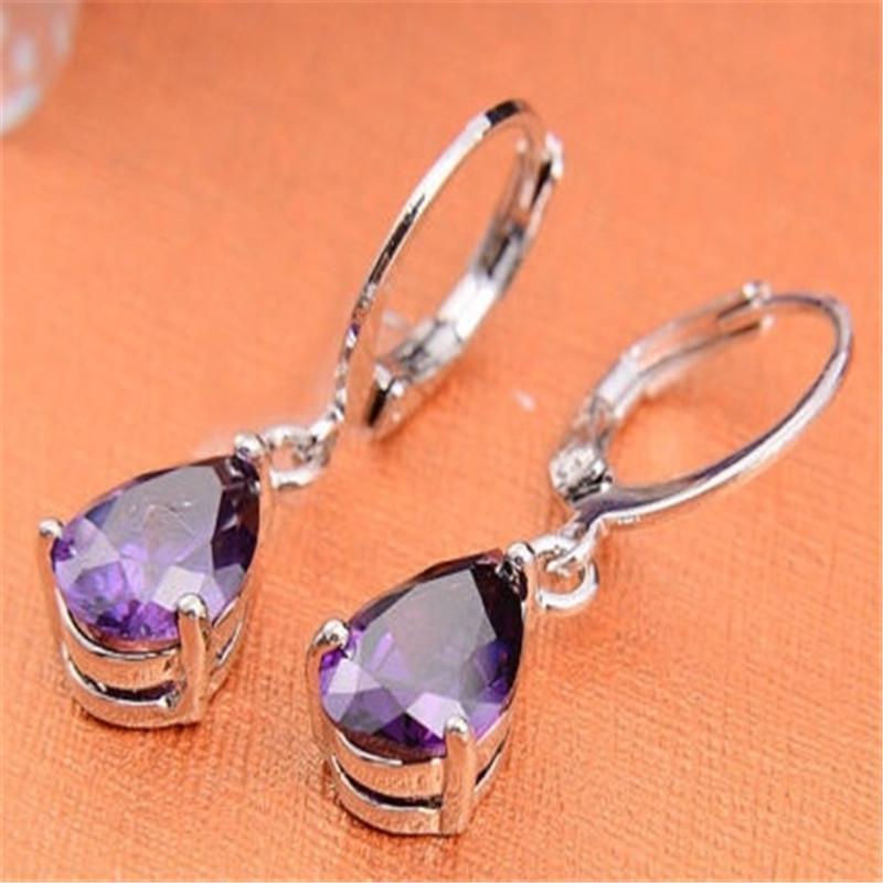1pair New Fashionable Zircon Earrings with Female Sweet Tassel and Personalized Light Luxury Medium to Long Water Drop Earrings фіолетовий
1pair New Fashionable Zircon Earrings with Female Sweet Tassel and Personalized Light Luxury Medium to Long Water Drop Earrings фіолетовий