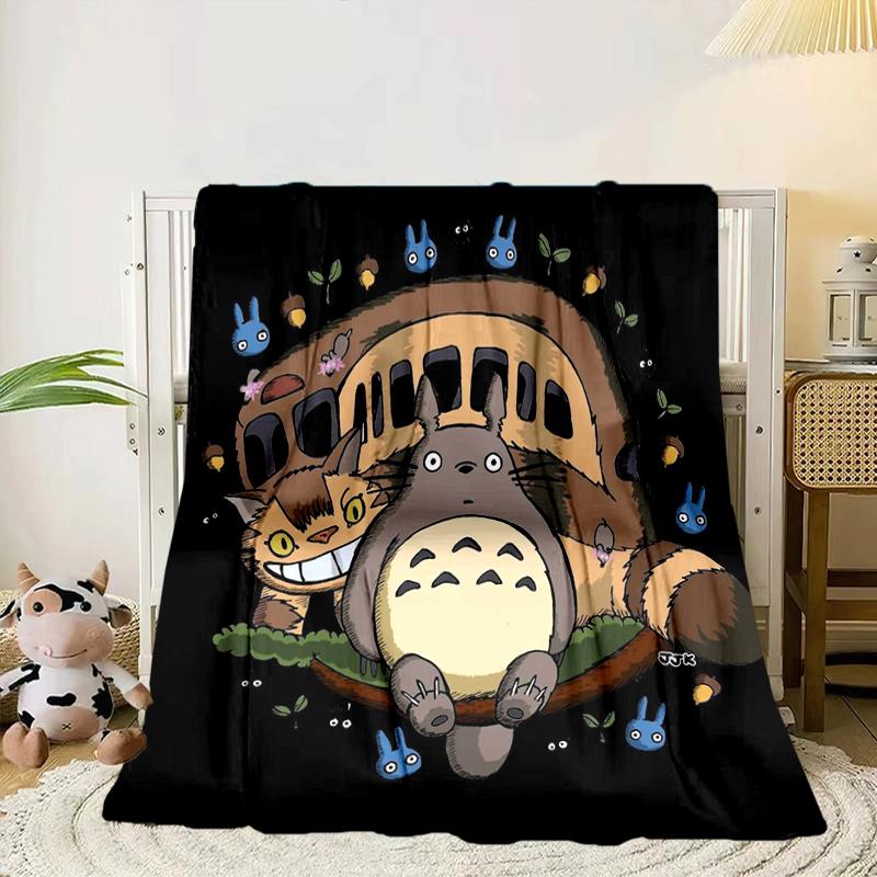 Rainy Totoro Friends Blanket Flannel Blanket for bed, sofa, Camping, Hiking, Picnic Essentials, gift for family Fan gifts 75x90cm
Rainy Totoro Friends Blanket Flannel Blanket for bed, sofa, Camping, Hiking, Picnic Essentials, gift for family Fan gifts 75x90cm