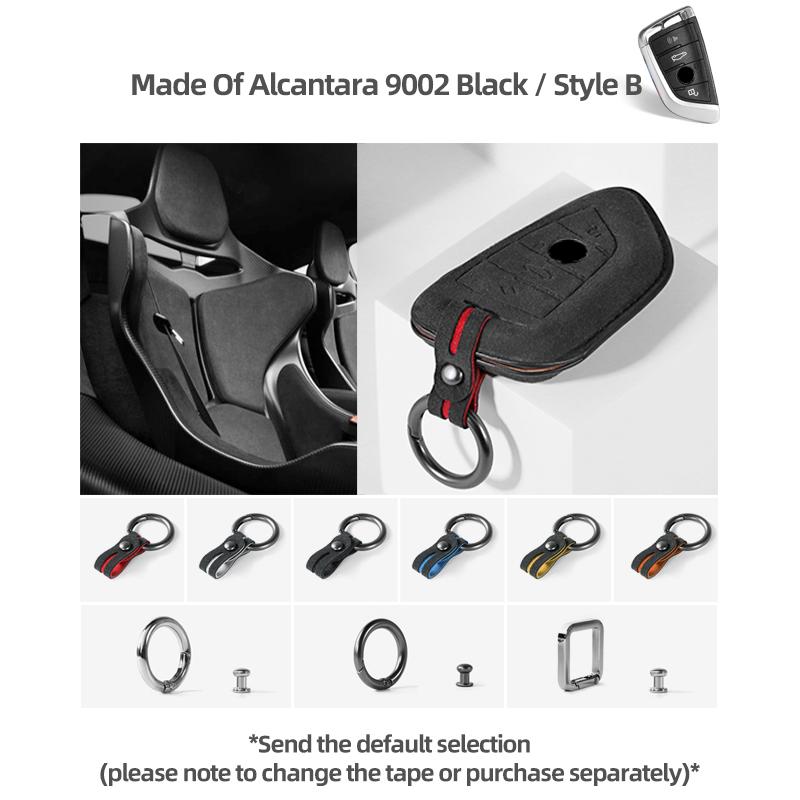 Interior Mouldings TPIC Alcantara LCD Car Key Case Cover Bag for BMW F20 G20 G30 X1 X3 X4 X5 G05 X6 X7 G11 F15 F16 G01 G02 Acces
Interior Mouldings TPIC Alcantara LCD Car Key Case Cover Bag for BMW F20 G20 G30 X1 X3 X4 X5 G05 X6 X7 G11 F15 F16 G01 G02 Acces