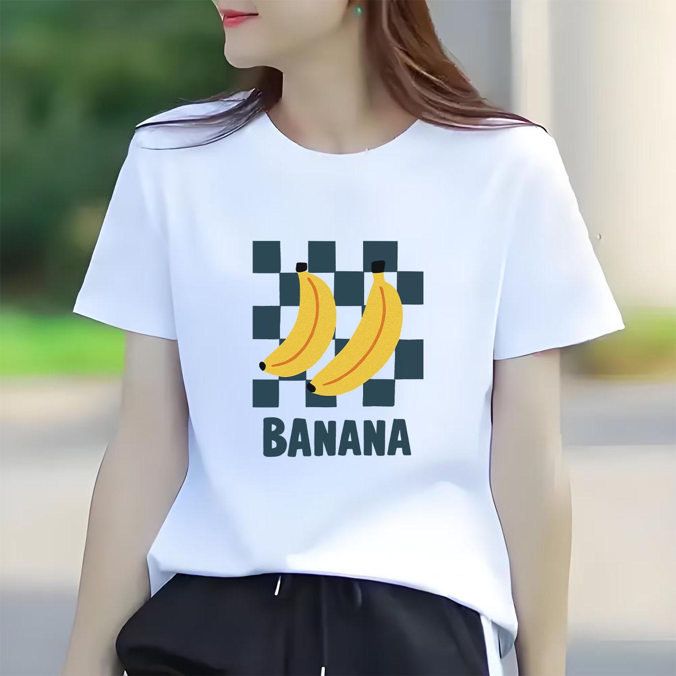 Retro BANANA Banana Printed Short Sleeve Round Neck SpringSummer Versatile Fashion Womens Tshirt S
Retro BANANA Banana Printed Short Sleeve Round Neck SpringSummer Versatile Fashion Womens Tshirt S