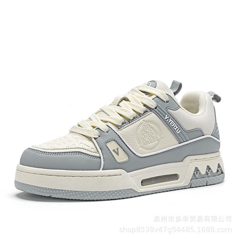 Couple comfortable breathable flat heel light mouth solid color casual daily lace-up commuting little white board shoes 44
Couple comfortable breathable flat heel light mouth solid color casual daily lace-up commuting little white board shoes 44