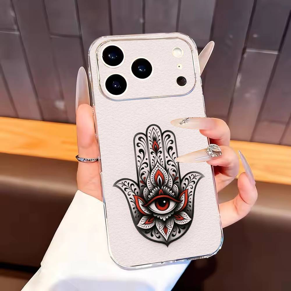 Hamsa Hand Of Fatima Art Phone Case For iPhone17,16,15,14,13,12,11 Plus,Pro Max Soft Transparent Cover iPhone15
Hamsa Hand Of Fatima Art Phone Case For iPhone17,16,15,14,13,12,11 Plus,Pro Max Soft Transparent Cover iPhone15