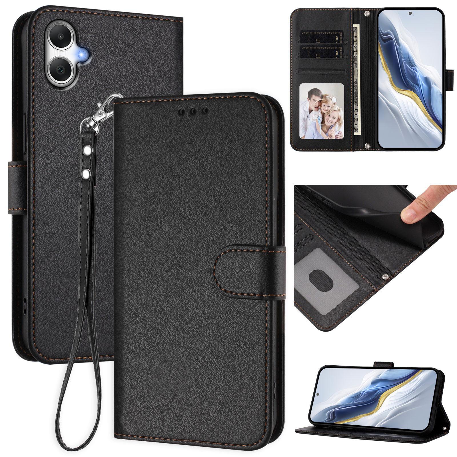 For Samsung Galaxy A06 4G/Galaxy A06 5G Leather Case Wallet Stand Phone Cover with Wrist Strap Light Purple
For Samsung Galaxy A06 4G/Galaxy A06 5G Leather Case Wallet Stand Phone Cover with Wrist Strap Light Purple