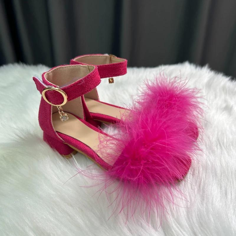 Toddler Girls Sandals Summer Low-heels Children s Sandals Open-toe Princess Fluffy New Versatile Kids Fashion Ankle-strap Shoes 37
Toddler Girls Sandals Summer Low-heels Children s Sandals Open-toe Princess Fluffy New Versatile Kids Fashion Ankle-strap Shoes 37