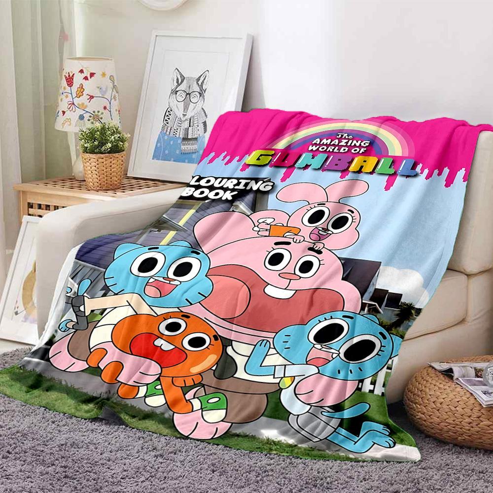 1pc The Amazing World of Gumball Flannel Throw Blanket - HD Printed Lightweight Soft Warm All-Season Blanket for Sofa, Bed, Travel, Camping 116 130cmx150cm
1pc The Amazing World of Gumball Flannel Throw Blanket - HD Printed Lightweight Soft Warm All-Season Blanket for Sofa, Bed, Travel, Camping 116 130cmx150cm