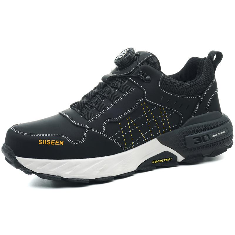 Рабочие кроссовки со стальным носком, мужская защитная обувь, устойчивая к проколам рабочая обувь, ботинки, неразрушимая обувь, легкая безопасная обувь 40