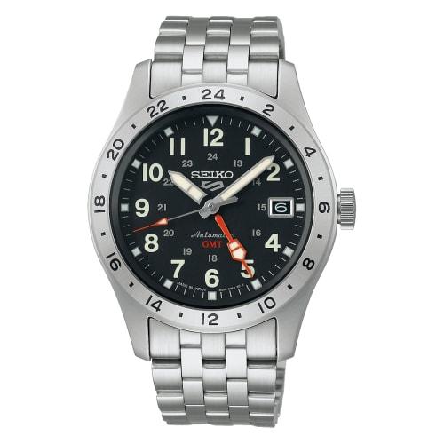 Seiko Watch 5 Sports Field GMT Sports style Mechanical Automatic (with manual winding) Men s SBSC011
Seiko Watch 5 Sports Field GMT Sports style Mechanical Automatic (with manual winding) Men s SBSC011