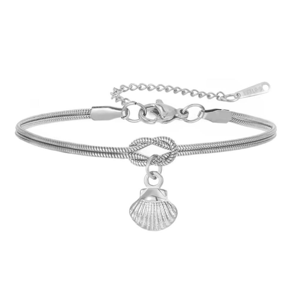 Stainless Steel Starfish Charm Bracelet Gold silver Ocean Beach Bracelet Vacation Wear Shell Silver
Stainless Steel Starfish Charm Bracelet Gold silver Ocean Beach Bracelet Vacation Wear Shell Silver